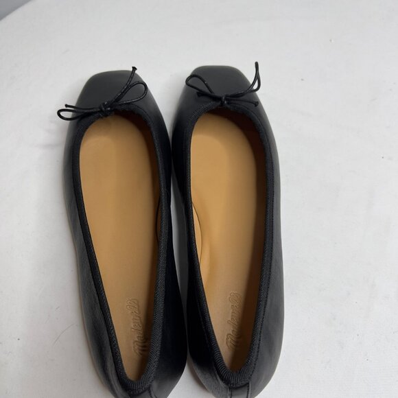 Madewell Womens $110 The Anelise Ballet Flat Black Size 9.5 NN901 NEW - Picture 6 of 11